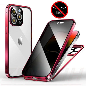 Coque de protection de confidentialité magnétique pour iPhone