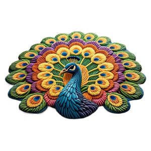 🏠Nouveau produit 2025🦚 Tapis paon antidérapant à séchage rapide