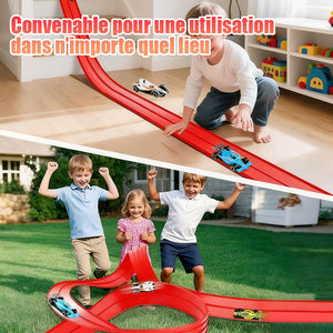 Ensemble de jouets de piste de course flexible à faire soi-même