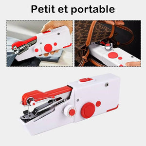 Mini machine à coudre électrique portative