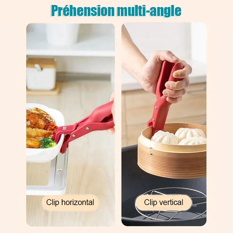 Pince multifonction résistante à la chaleur pour cuisine/four à micro-ondes Pince multifonction résistante à la chaleur pour cuisine/four à micro-ondes