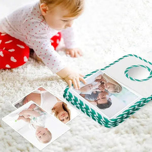 Album photo commémoratif en tissu pour bébé