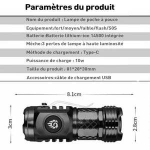 Lampe de poche de monstre à trois yeux