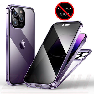 Coque de protection de confidentialité magnétique pour iPhone