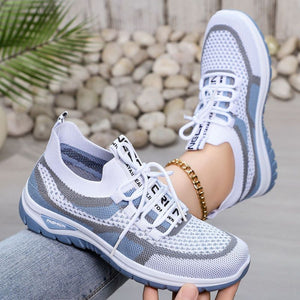 Chaussures de course décontractées à lacets pour femmes