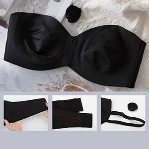 Soutien-gorge bandeau multi-ports antidérapant à maintien intégral