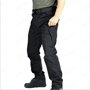 Pantalon tactique imperméable avec poches pour hommes