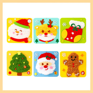 Ensemble de poupées à broder DIY de Noël