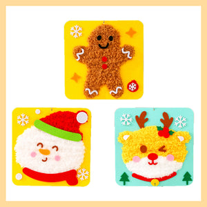 Ensemble de poupées à broder DIY de Noël