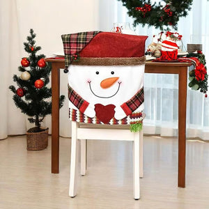💥Jolie housse de chaise sur le thème de Noël🎄
