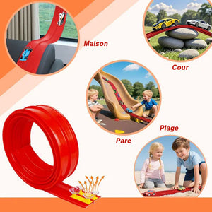 Ensemble de jouets de piste de course flexible à faire soi-même