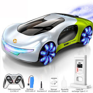 Voiture télécommandée à pulvérisation de nouveau concept énergétique