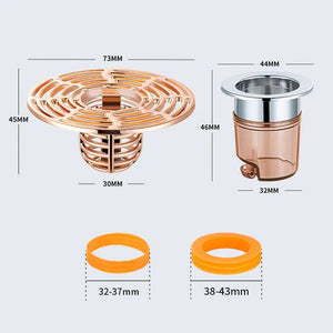 Siphon de sol magnétique acier inoxydable anti-odeur