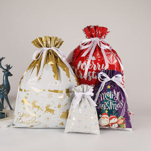 🎅🎁 Sac cadeau de Noël avec cordon de serrage