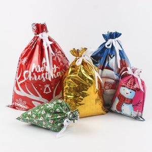 🎅🎁 Sac cadeau de Noël avec cordon de serrage