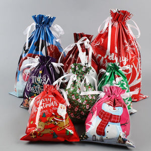 🎅🎁 Sac cadeau de Noël avec cordon de serrage