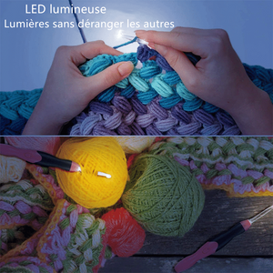 Ensemble Crochets lumineux LED