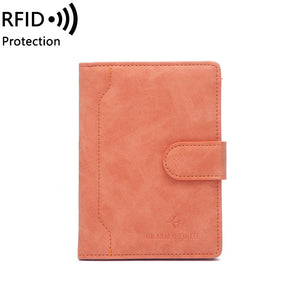 Portefeuille en cuir artificiel avec protection RFID