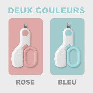 Coupe-ongles pour animaux de compagnie avec lumière LED