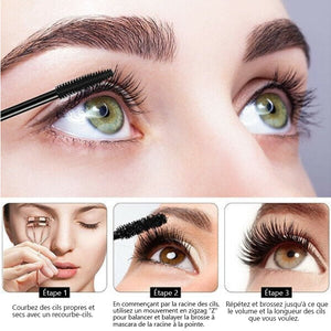 Mascara allongeant curling imperméable à l'eau