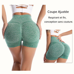 Short de sport athlétique sans coutures