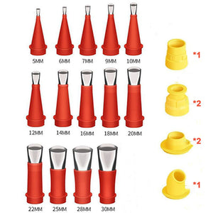 Ensemble d'outils de buse en caoutchouc universel intégré