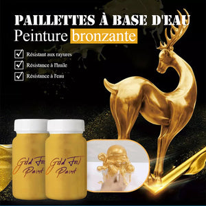 PEINTURE BRONZANTE PAILLETÉE À BASE D'EAU