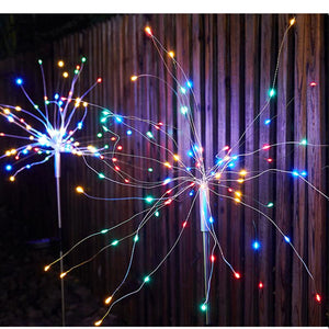 Lampes LED Feu d'artifice Solaire