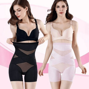 Culotte gainante minceur de taille haute compression croisée