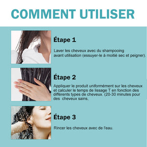 Crème correctrice de protéines pour cheveux