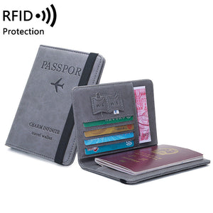 Portefeuille en cuir artificiel avec protection RFID