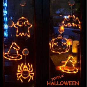 Lumière LED à ventouse pour Halloween décorative d'ambiance