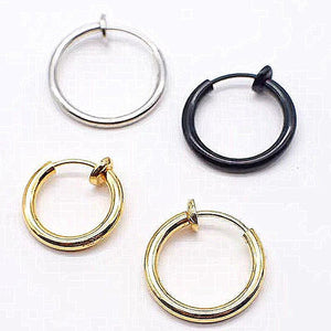 Boucles d'oreilles septum sans piercing (2 paires)