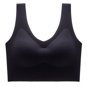 Soutien-gorge push-up coussinet en latex sans couture