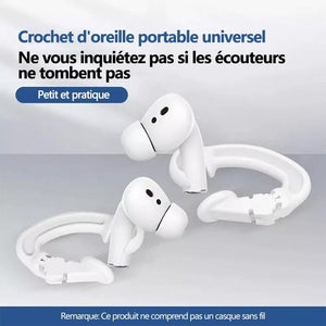 Crochet d'oreille (1 paire) - Empêche la perte d'AirPods / bouchons d'oreille