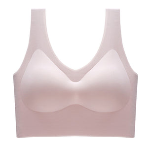 Soutien-gorge push-up coussinet en latex sans couture