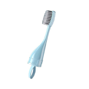 Brosse à dents pliante portable peut contenir du dentifrice