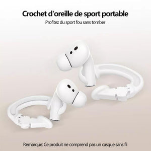 Crochet d'oreille (1 paire) - Empêche la perte d'AirPods / bouchons d'oreille