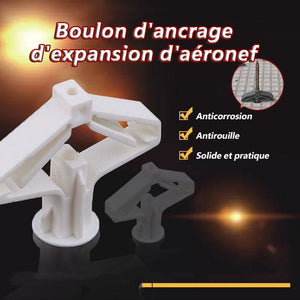 Boulon d'ancrage d'expansion d'aéronef