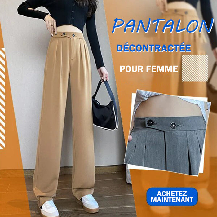 Pantalon large et décontracté pour femmes