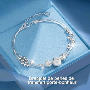 Bracelet de perles de transfert porte-bonheur