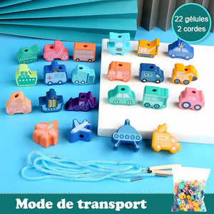 Blocs de construction perles éducatifs pour enfants