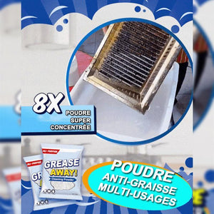 Poudre anti-graisse à usage général