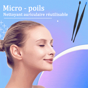Nettoyant auriculaire réutilisable Micro-Bristle