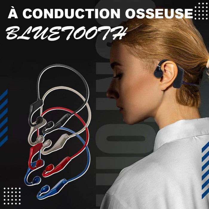 Casque Bluetooth sportif à conduction osseuse