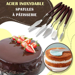 Spatules de Pâtisserie En Acier Inoxydable 5pcs