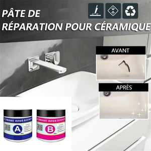 Pâte de réparation pour céramique