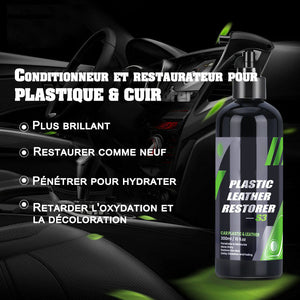 Agent de réparation du cuir plastique