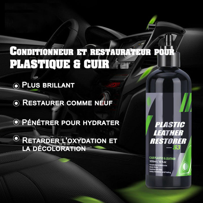 Agent de réparation du cuir plastique