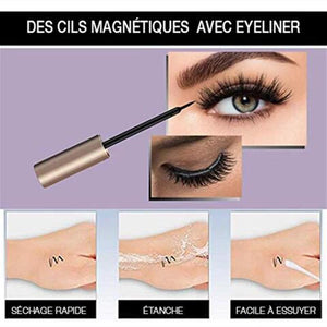 Ensemble Eyeliner Magnétique et Cils